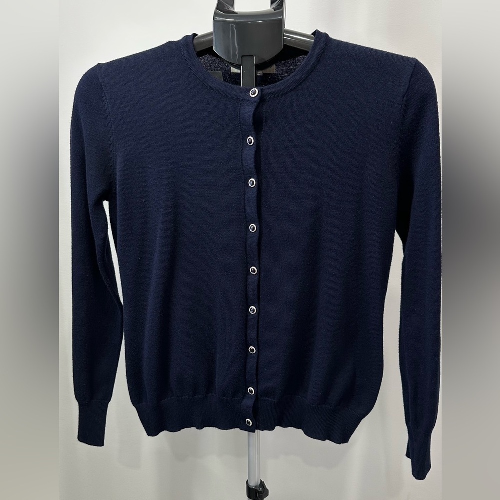 Melrose Chic Dark Blue Sweater